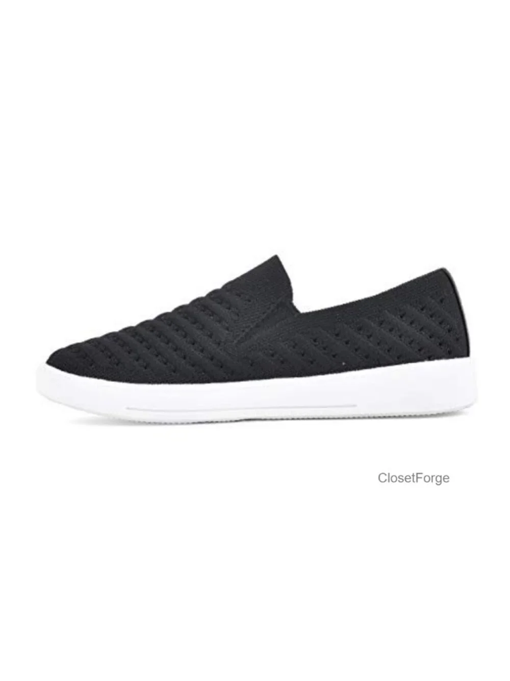 Women's Stretch-Knit Slip-On Sneaker Cushioned Flat Casual